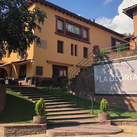 Hostal De La Gloria Viladrau Bagian luar foto