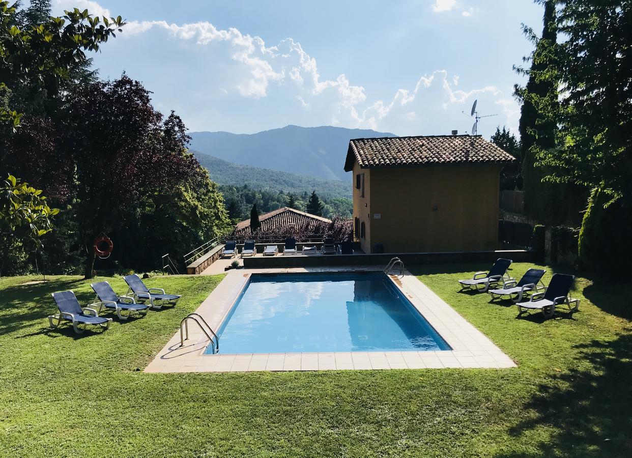Hostal De La Gloria Viladrau Bagian luar foto