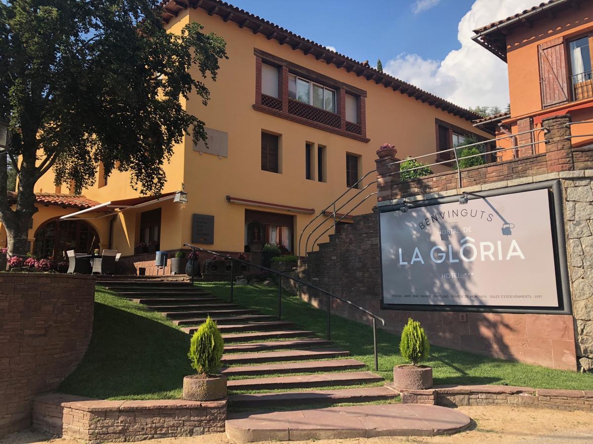 Hostal De La Gloria Viladrau Bagian luar foto